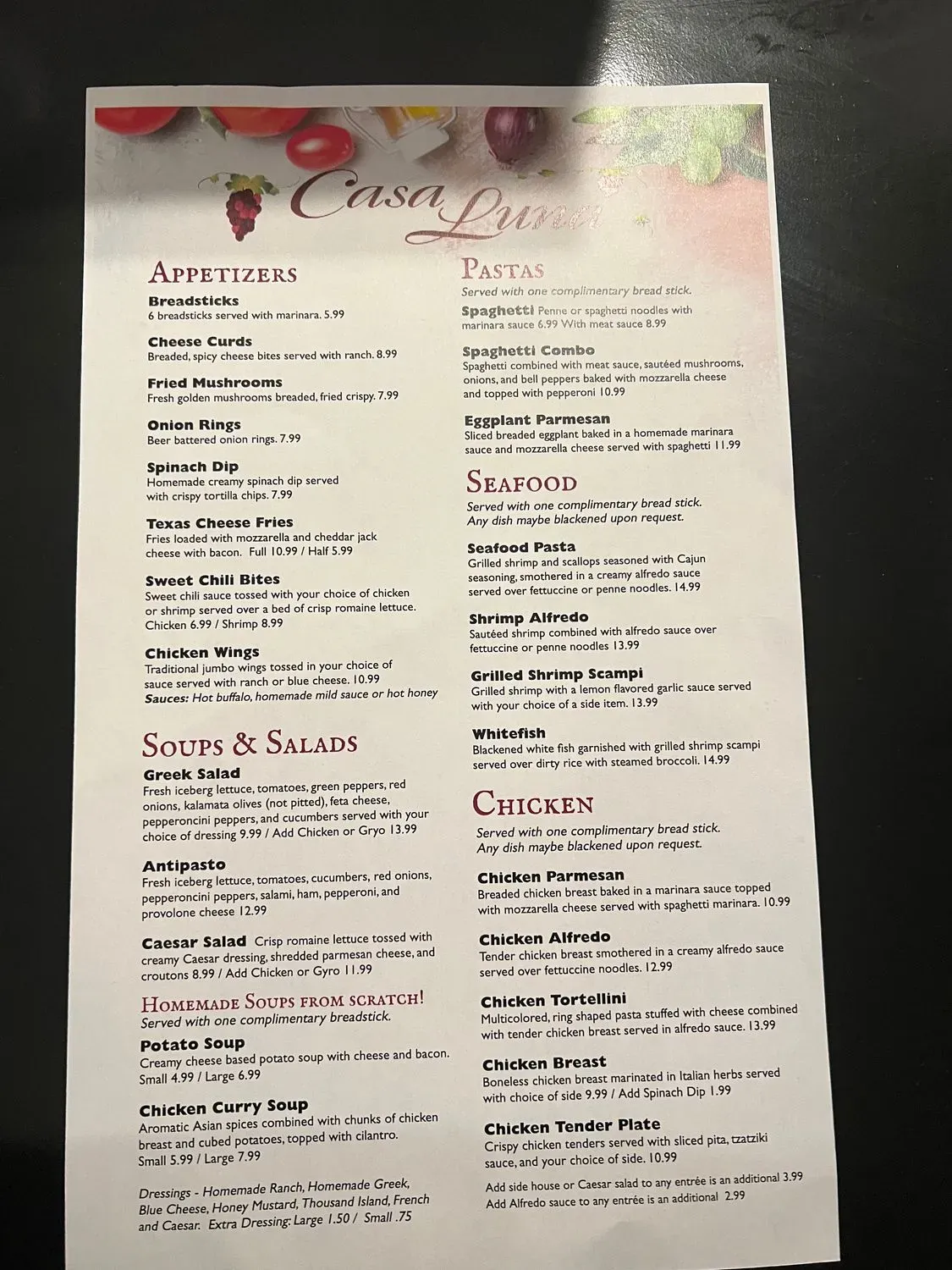 Menu 4