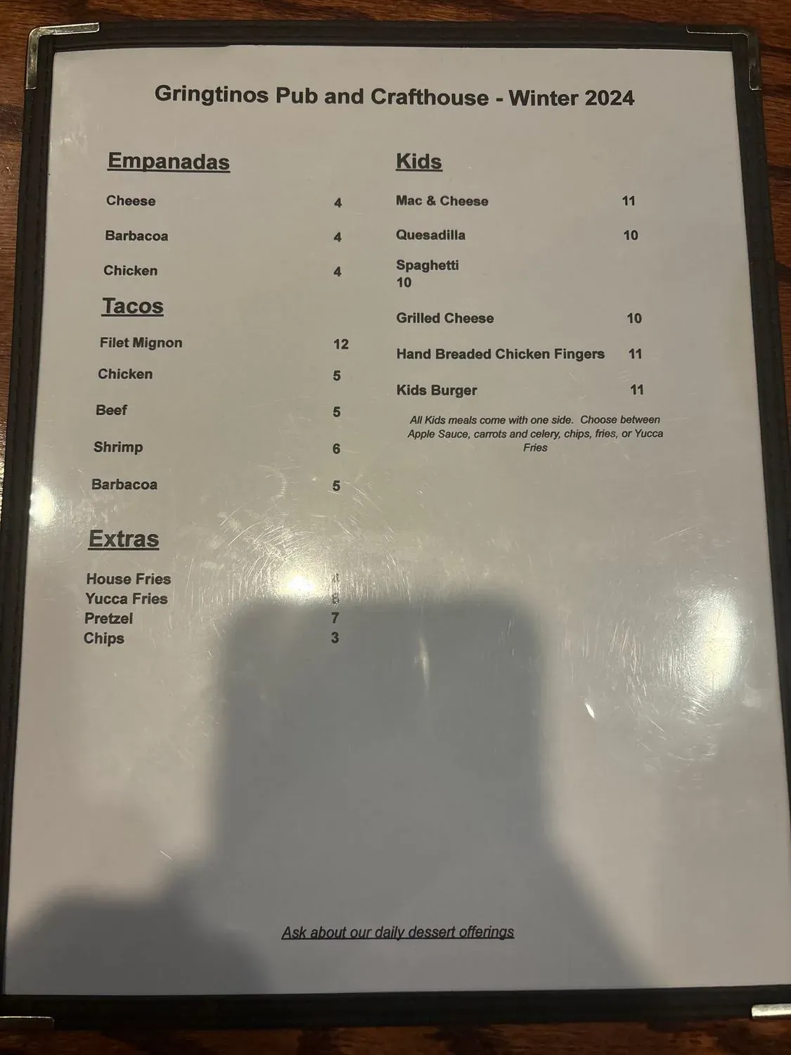 Menu 2