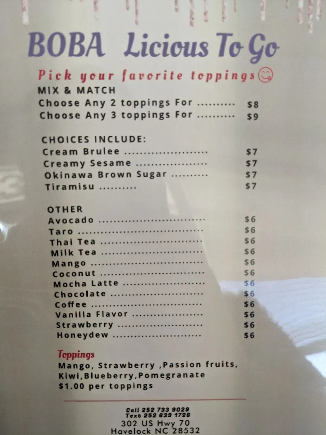 Menu 2