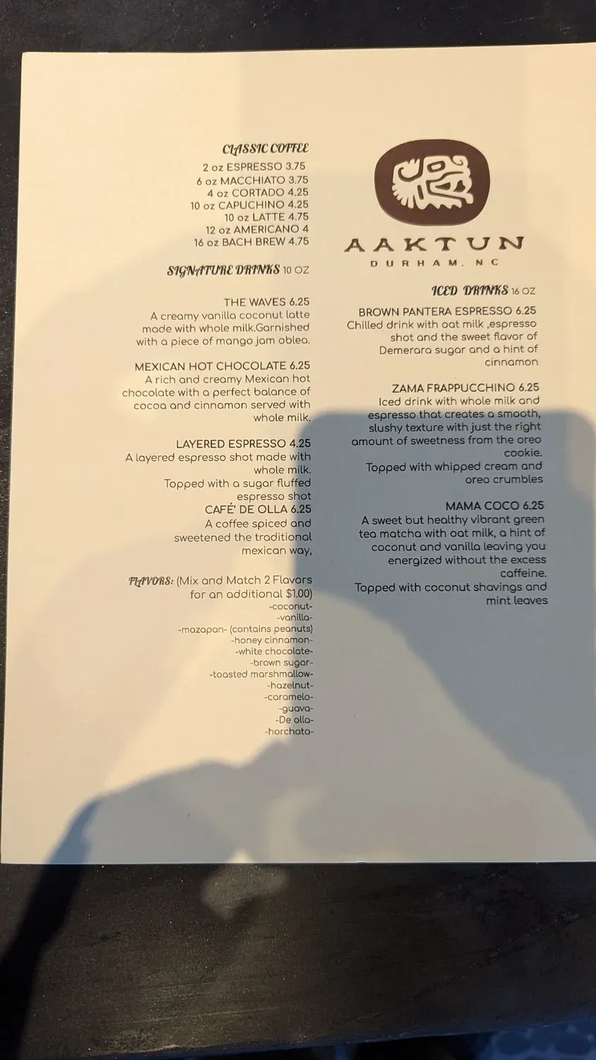 Menu 6