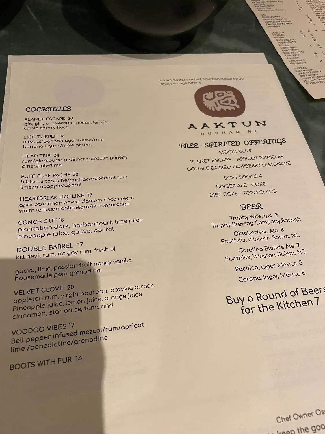 Menu 4