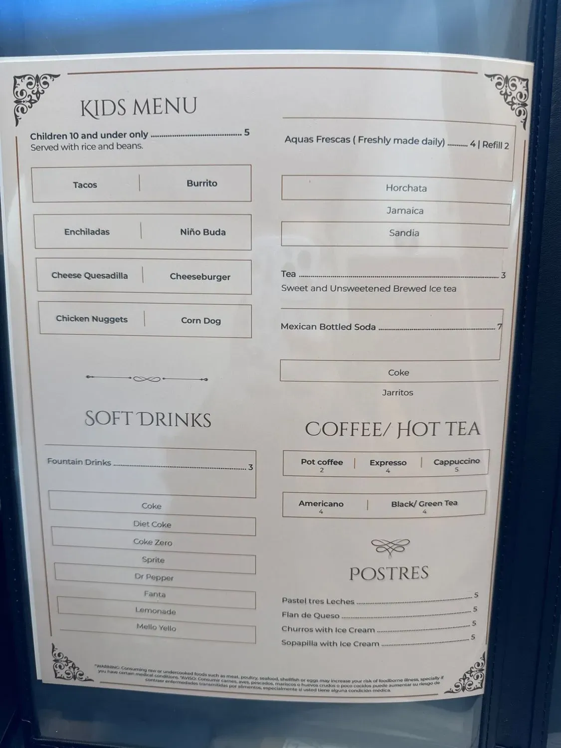 Menu 6