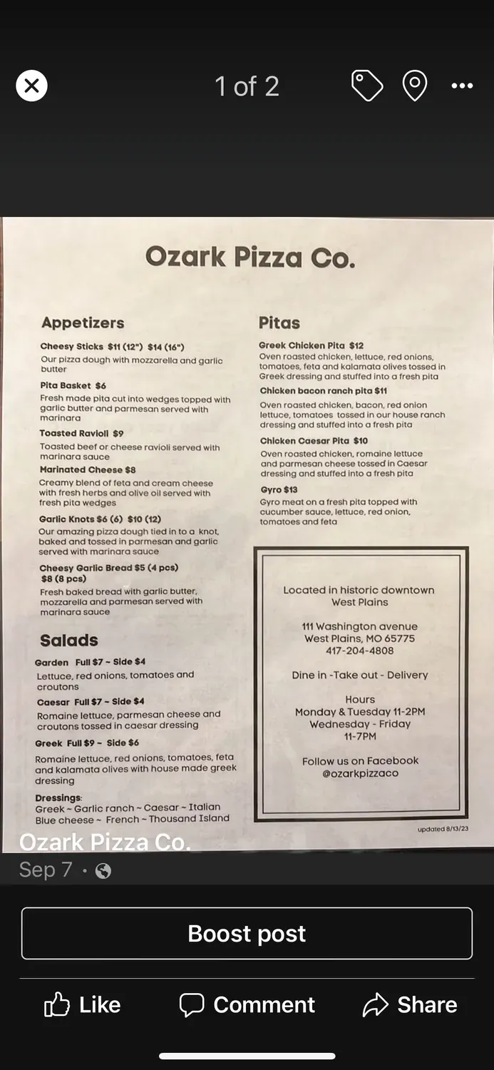 Menu 3