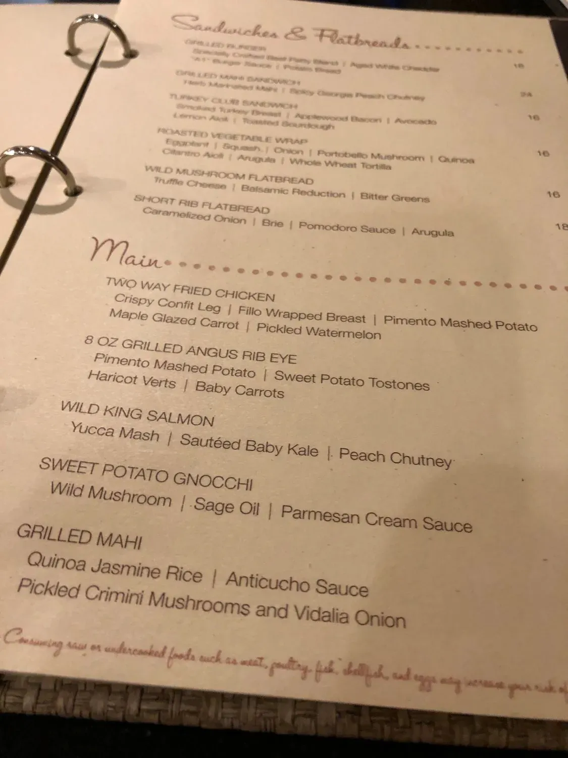 Menu 6