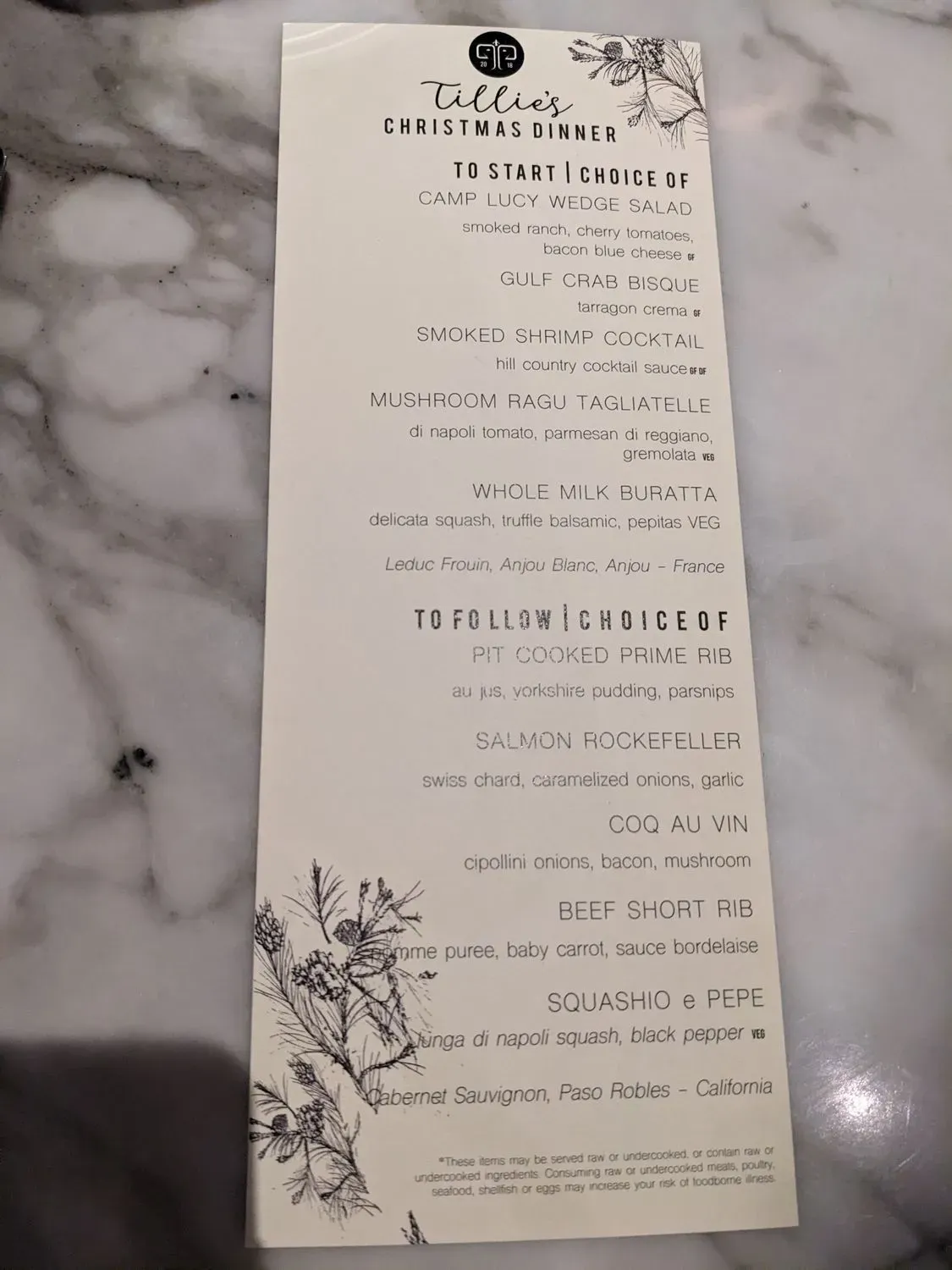 Menu 5