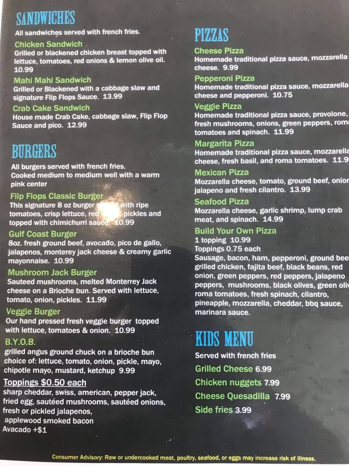 Menu 6