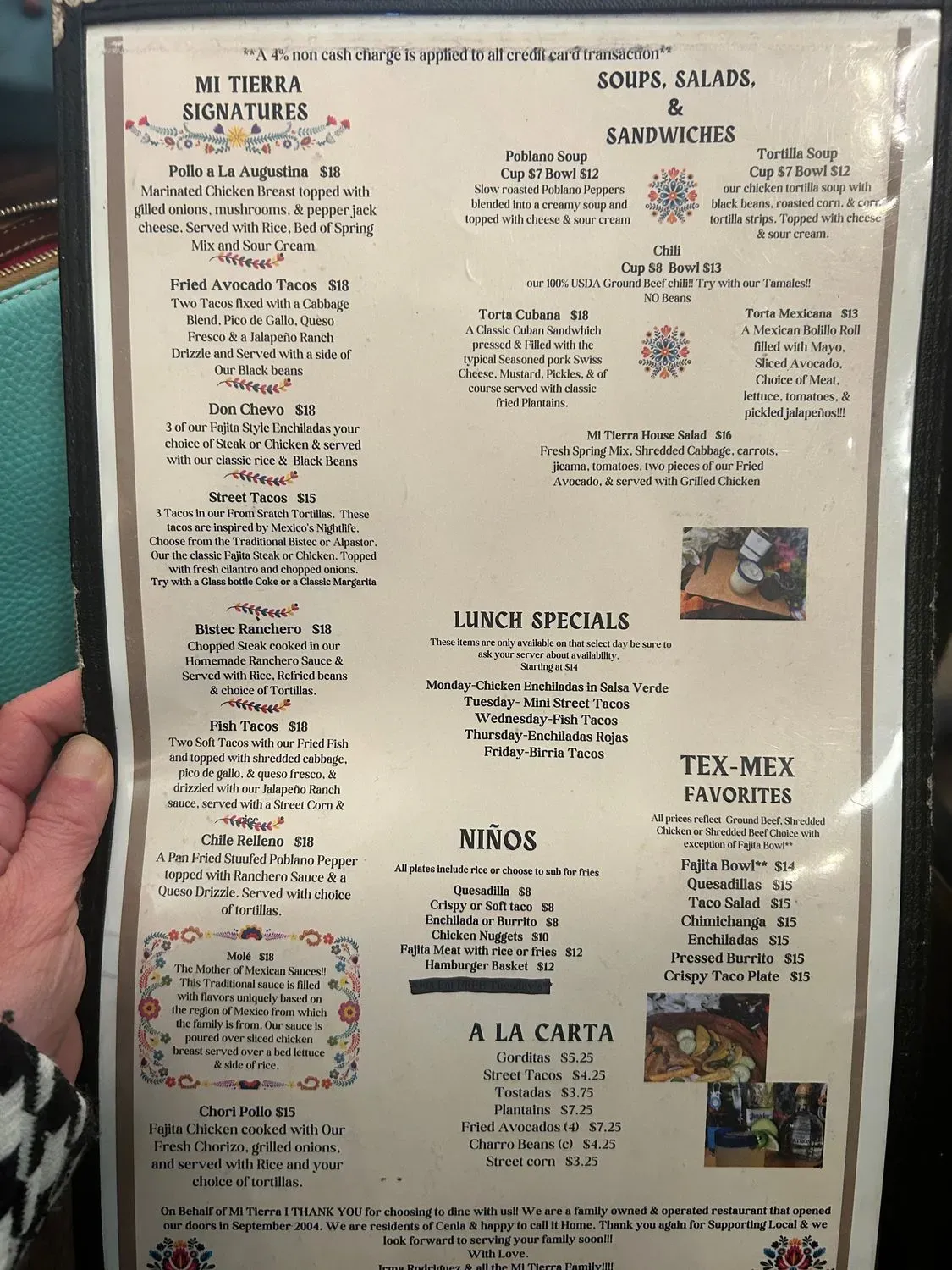 Menu 6