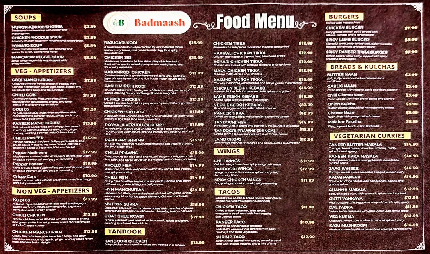 Menu 4