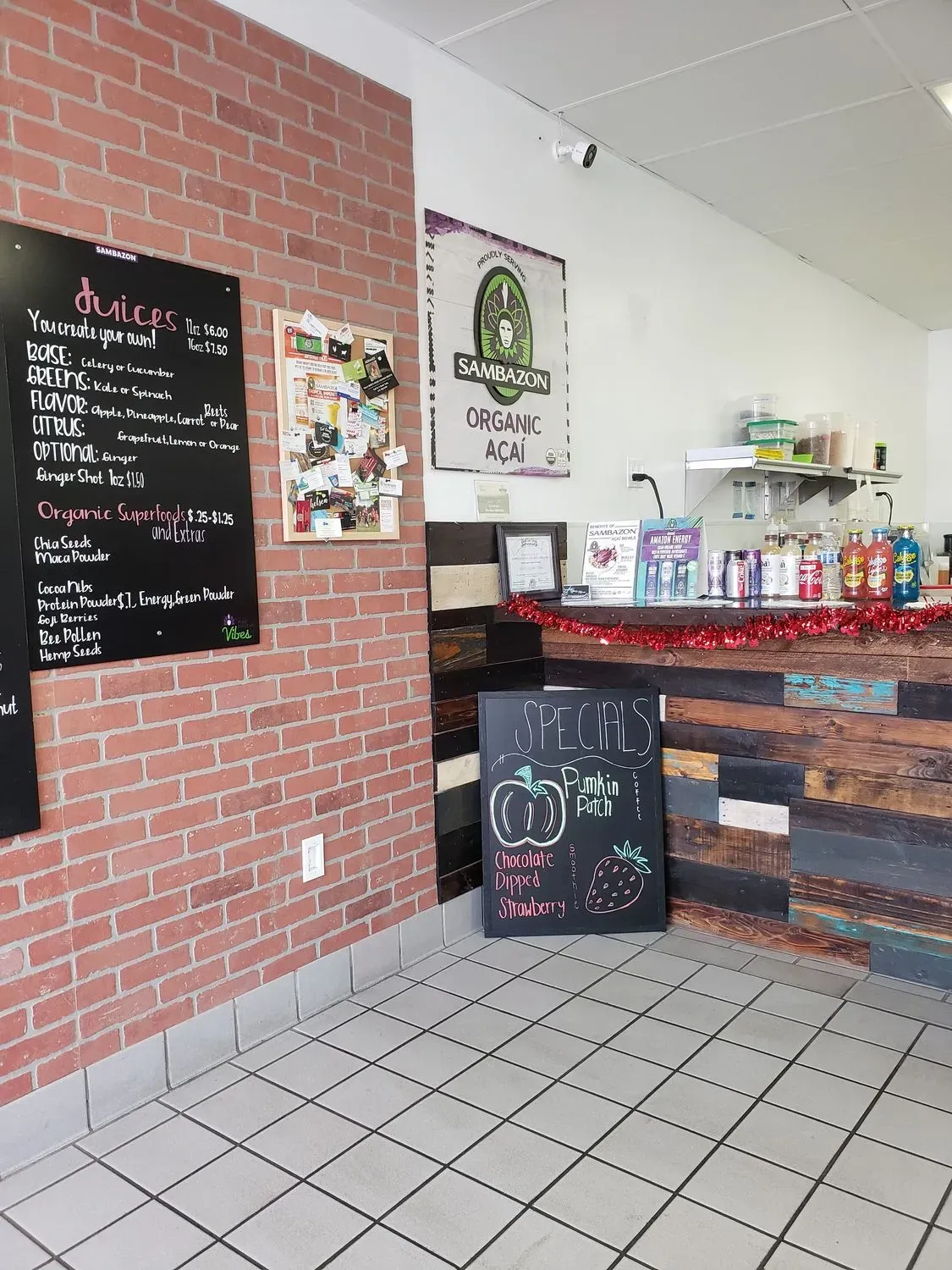 THE ACAI ADDICTION Menu