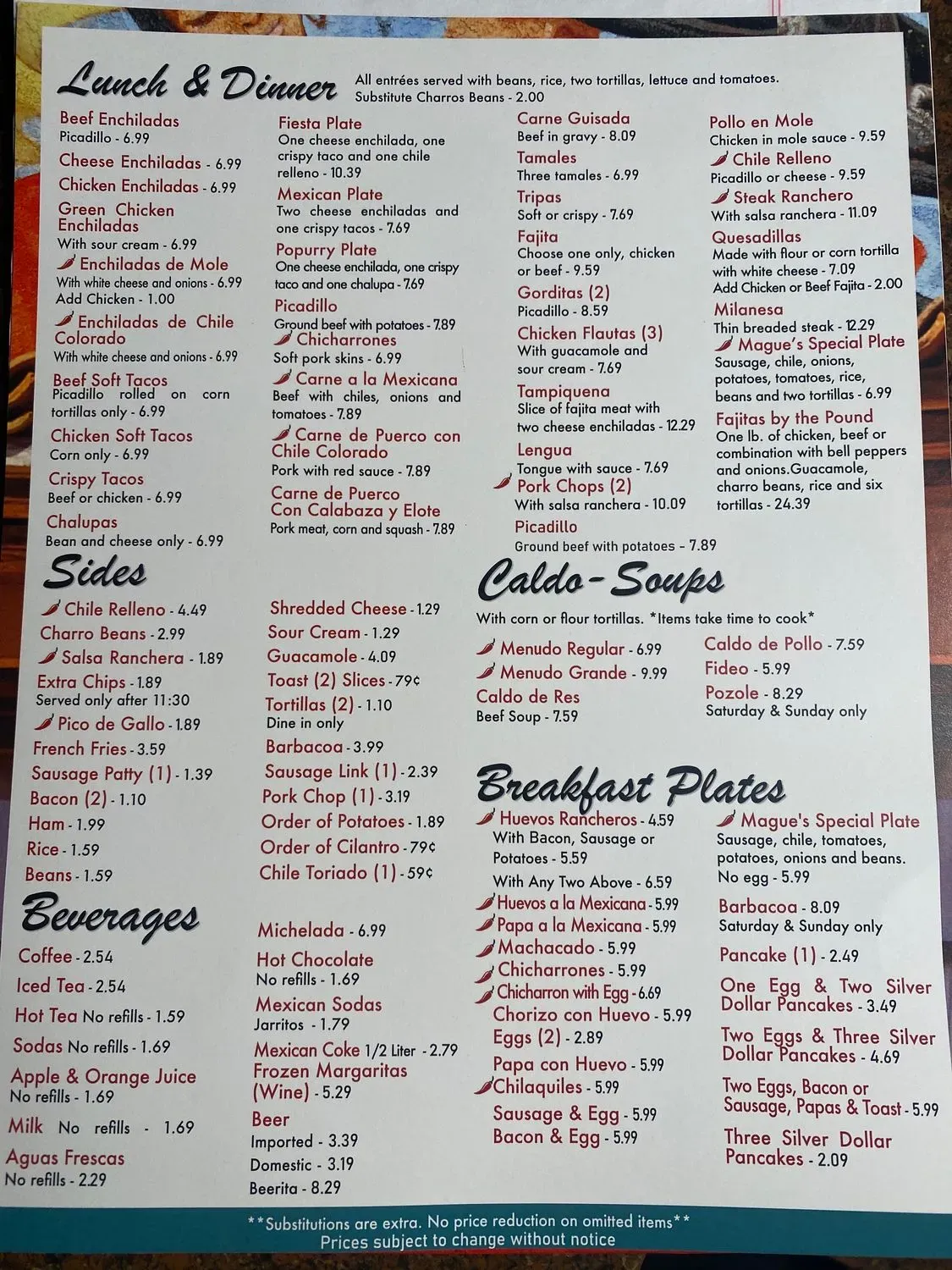 Menu 4