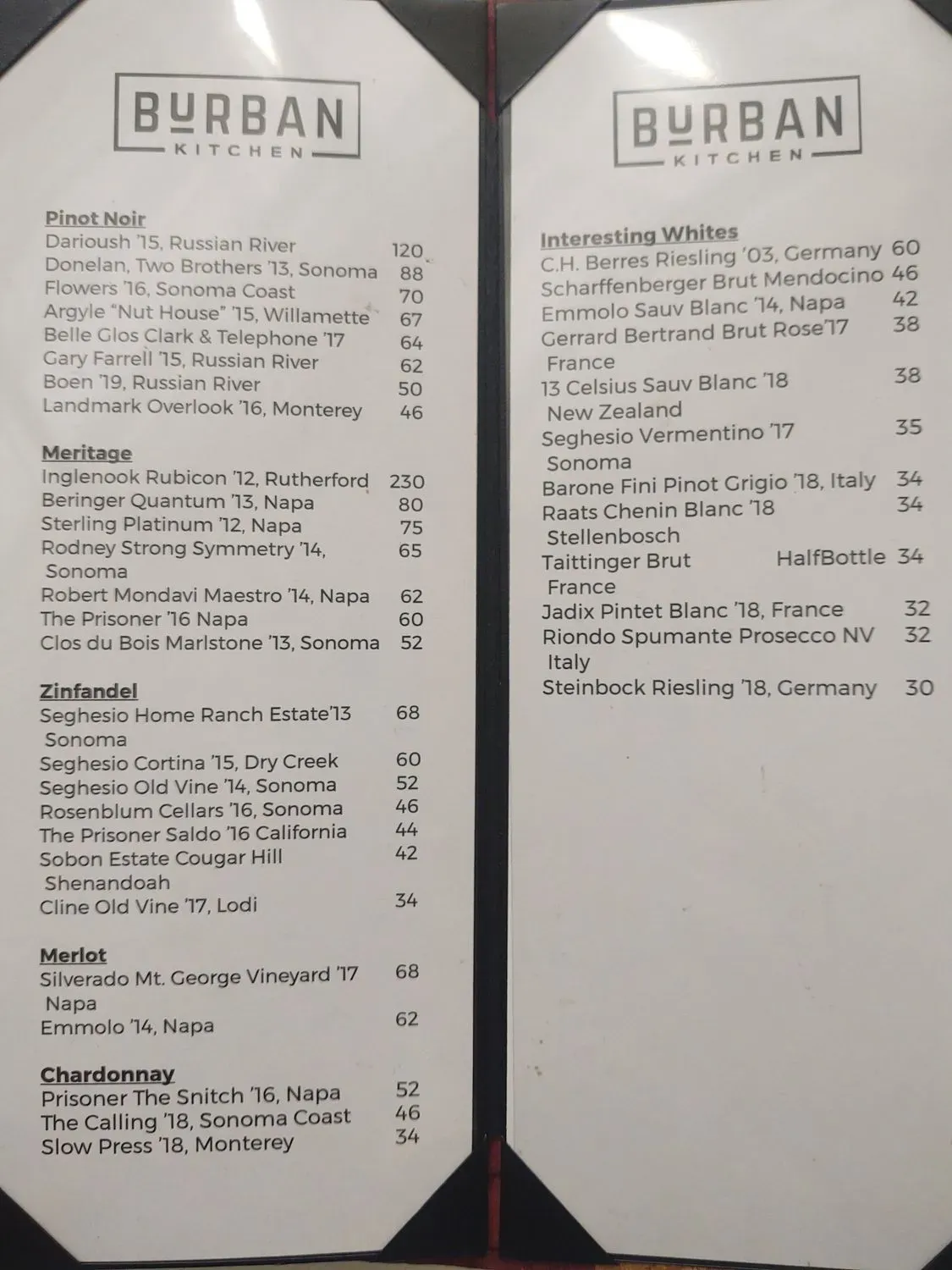 Menu 5