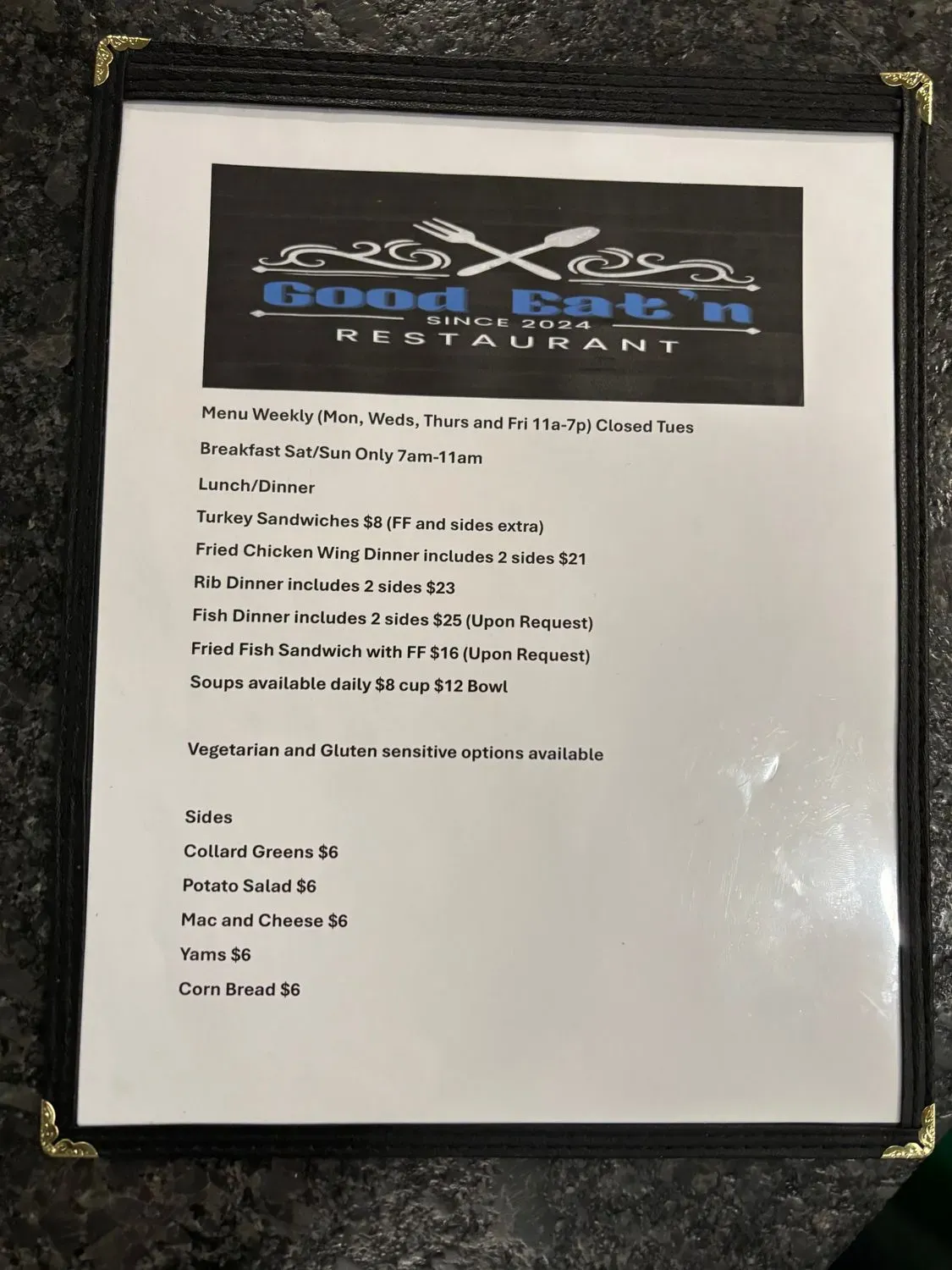 Menu 2