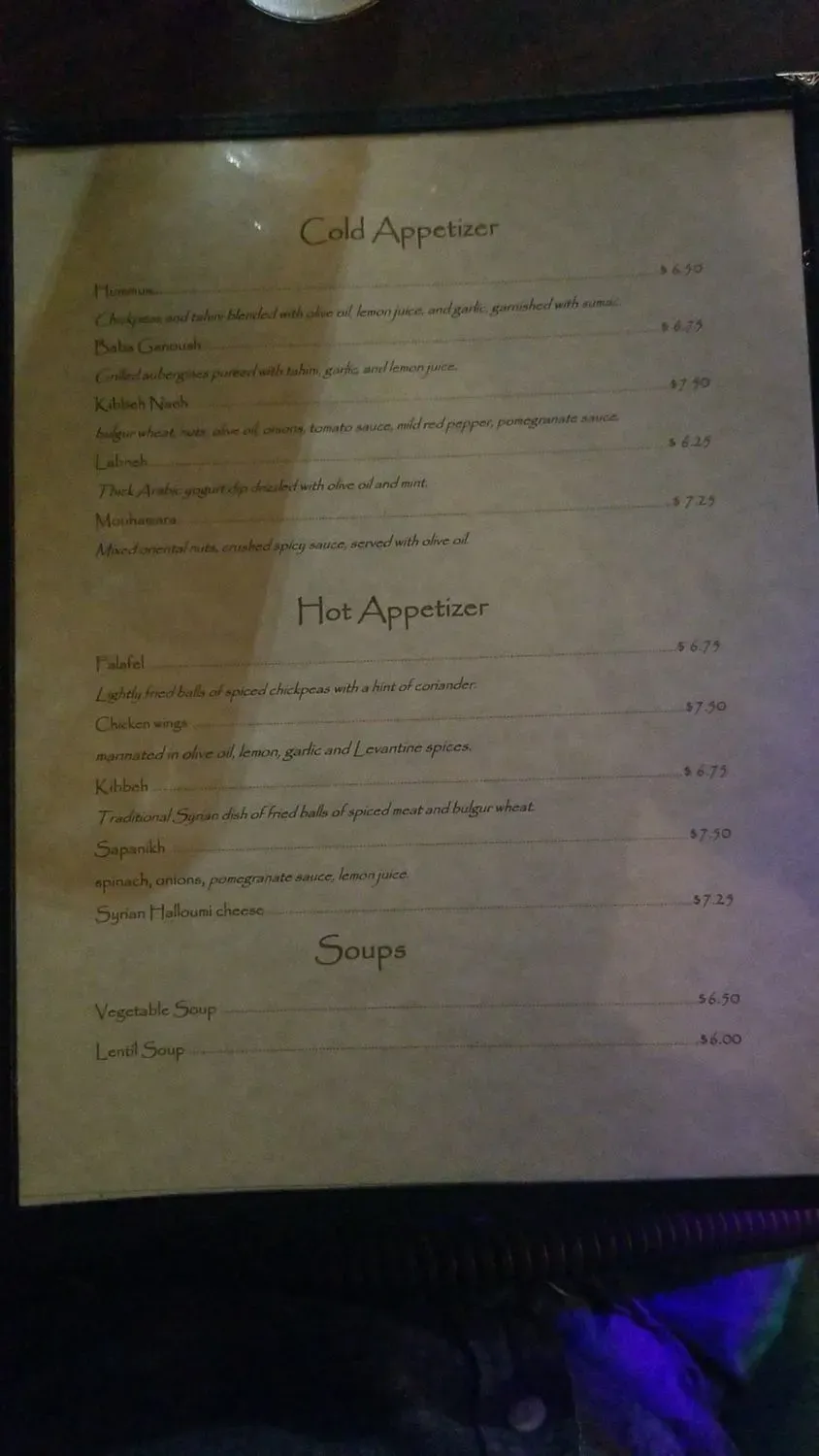 Menu 4