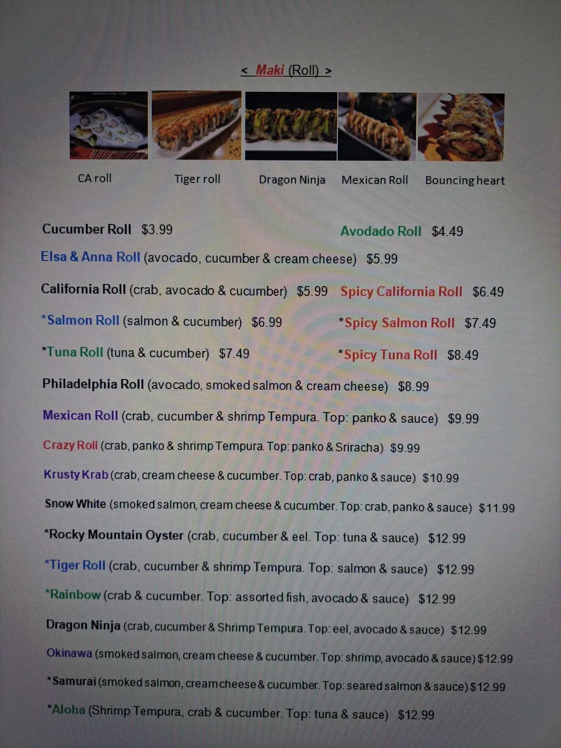 Menu 3