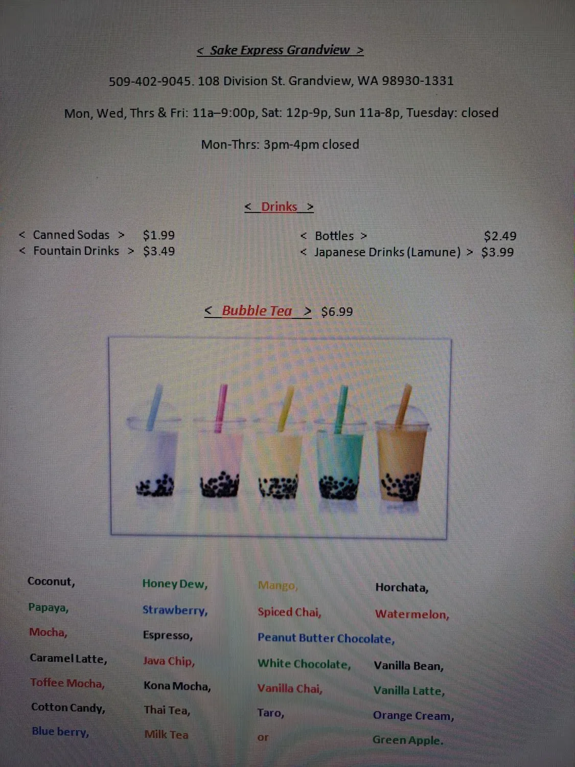 Menu 6