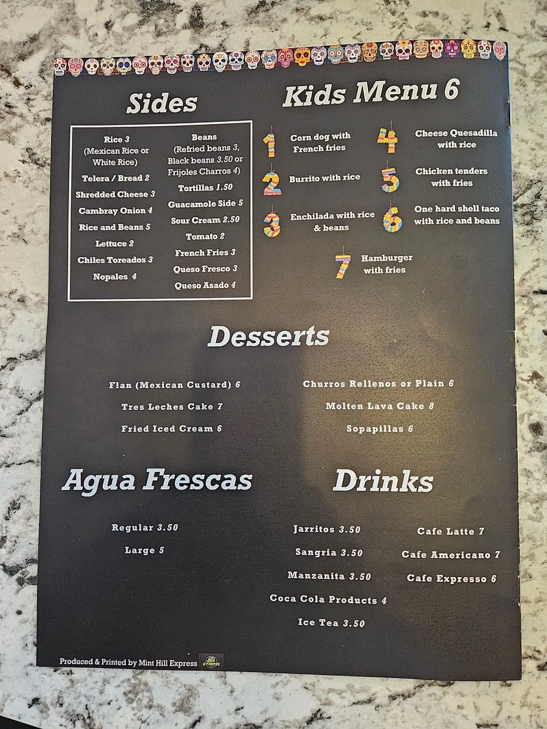 Menu 2