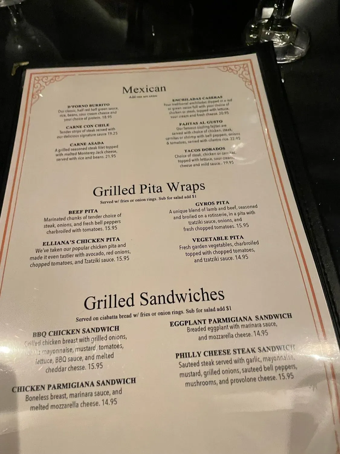 Menu 5