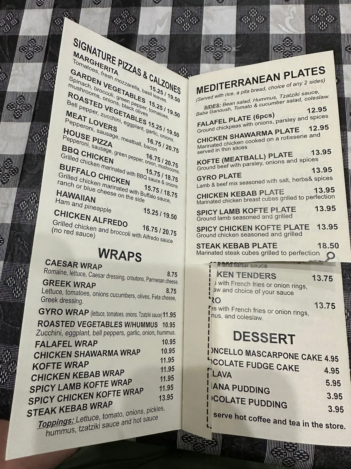 Menu 4