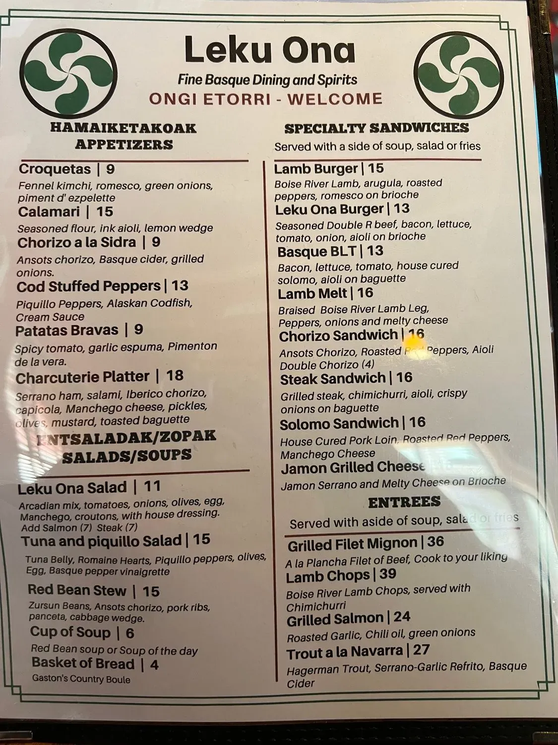 Menu 6