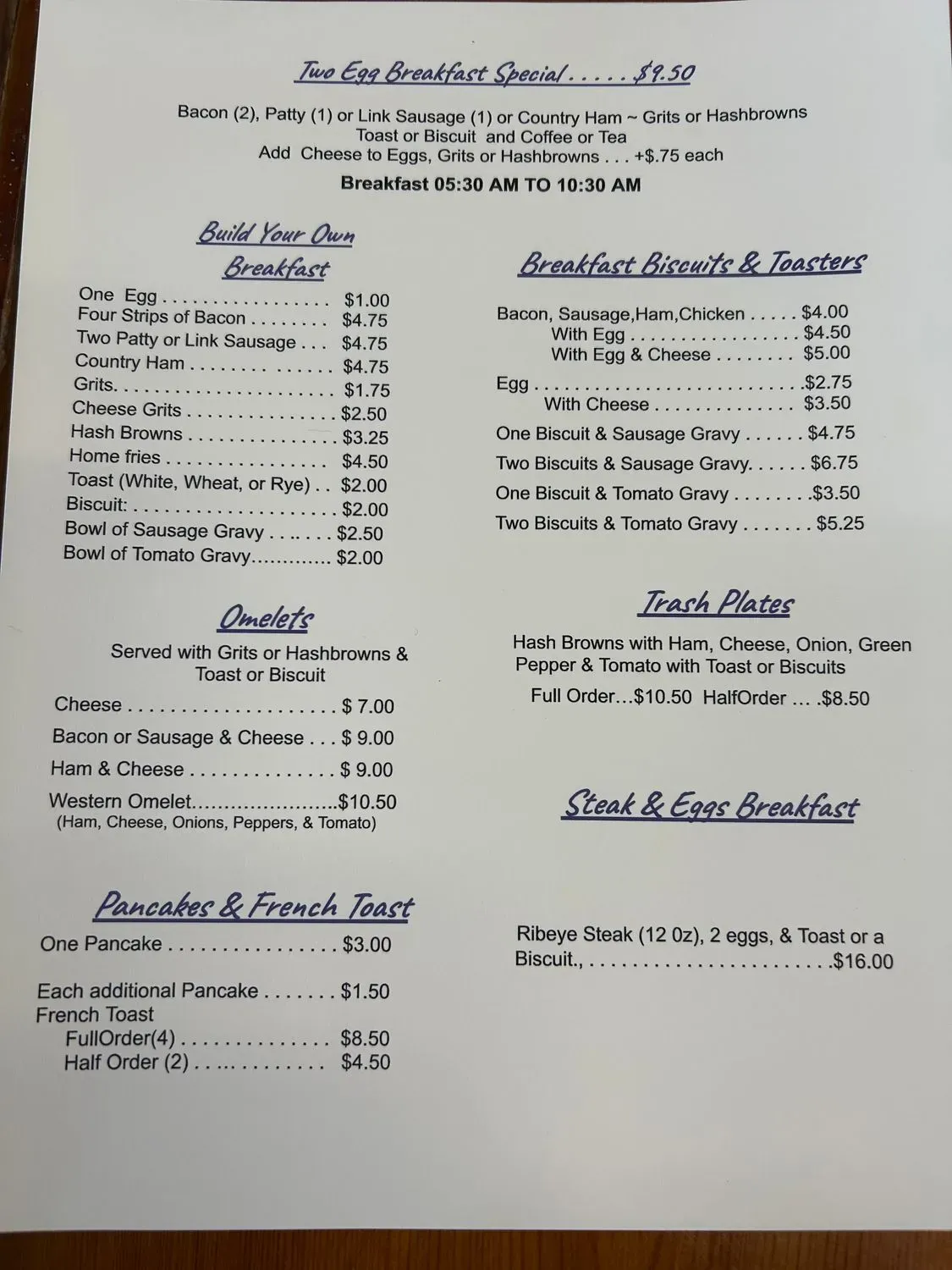 Menu 2