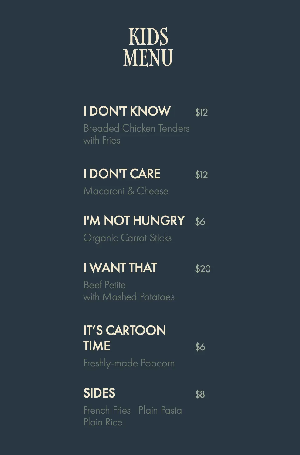 Menu 2