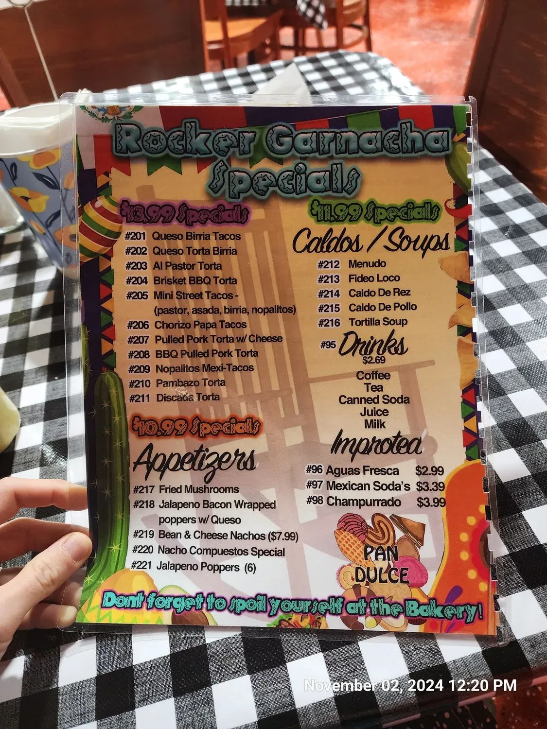 Menu 3