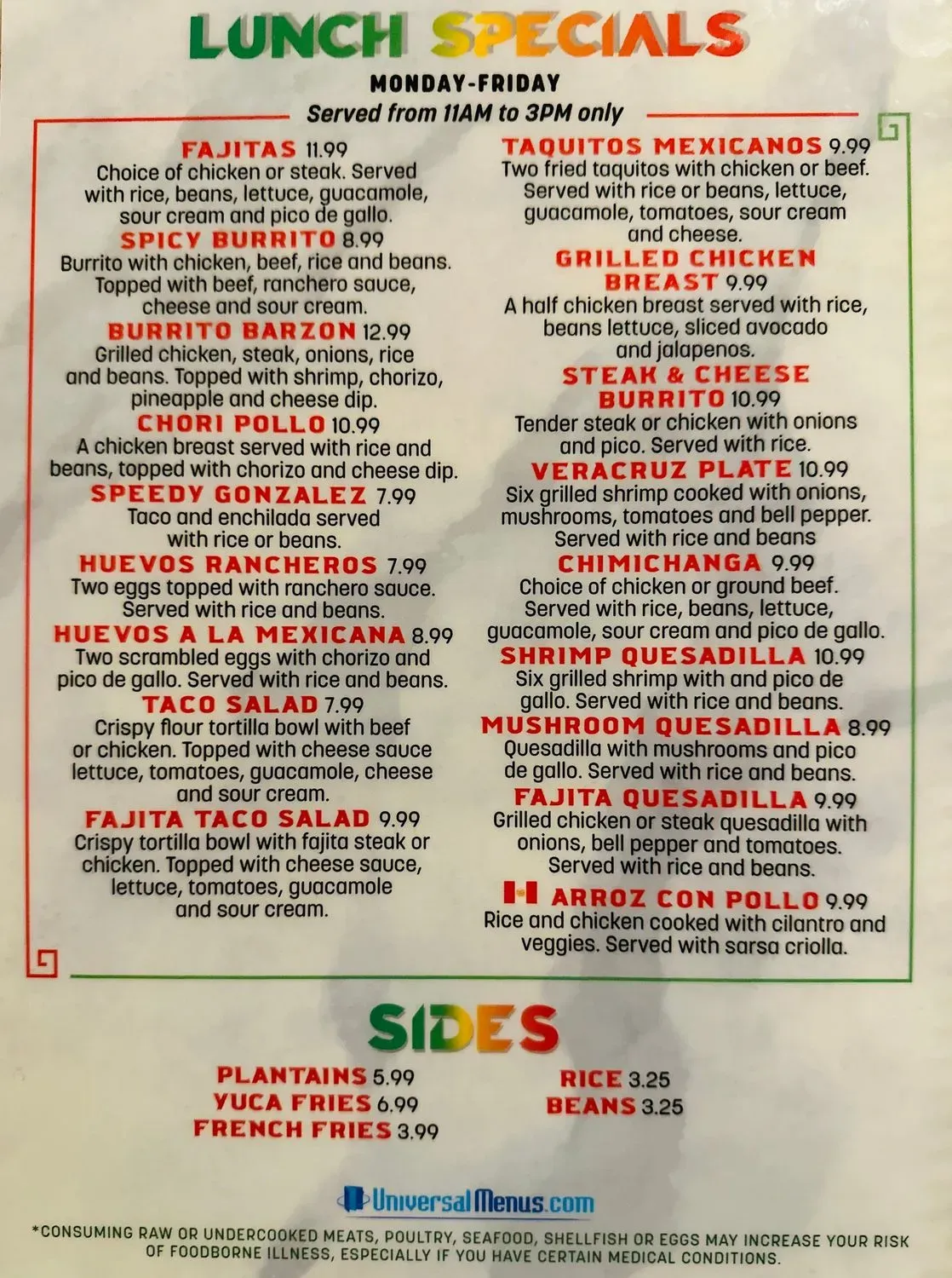 Menu 3