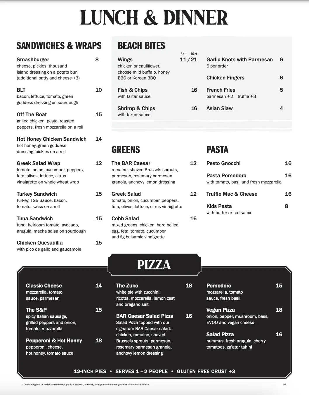 Menu 2