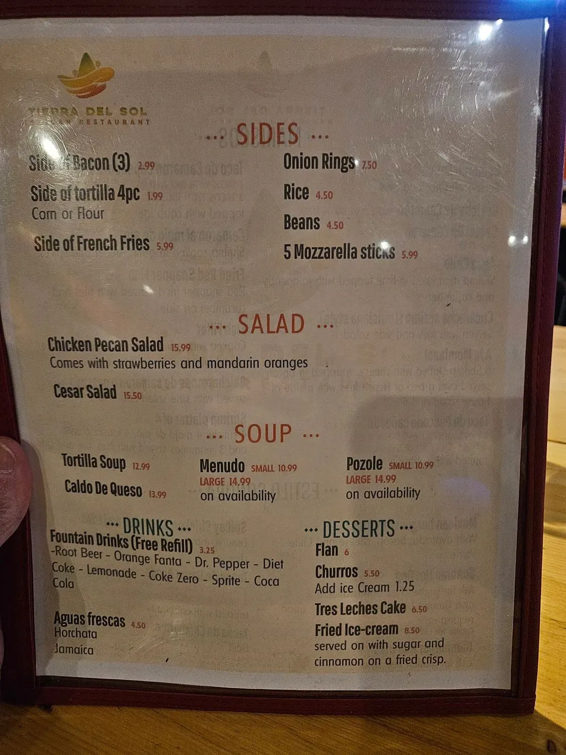 Menu 3