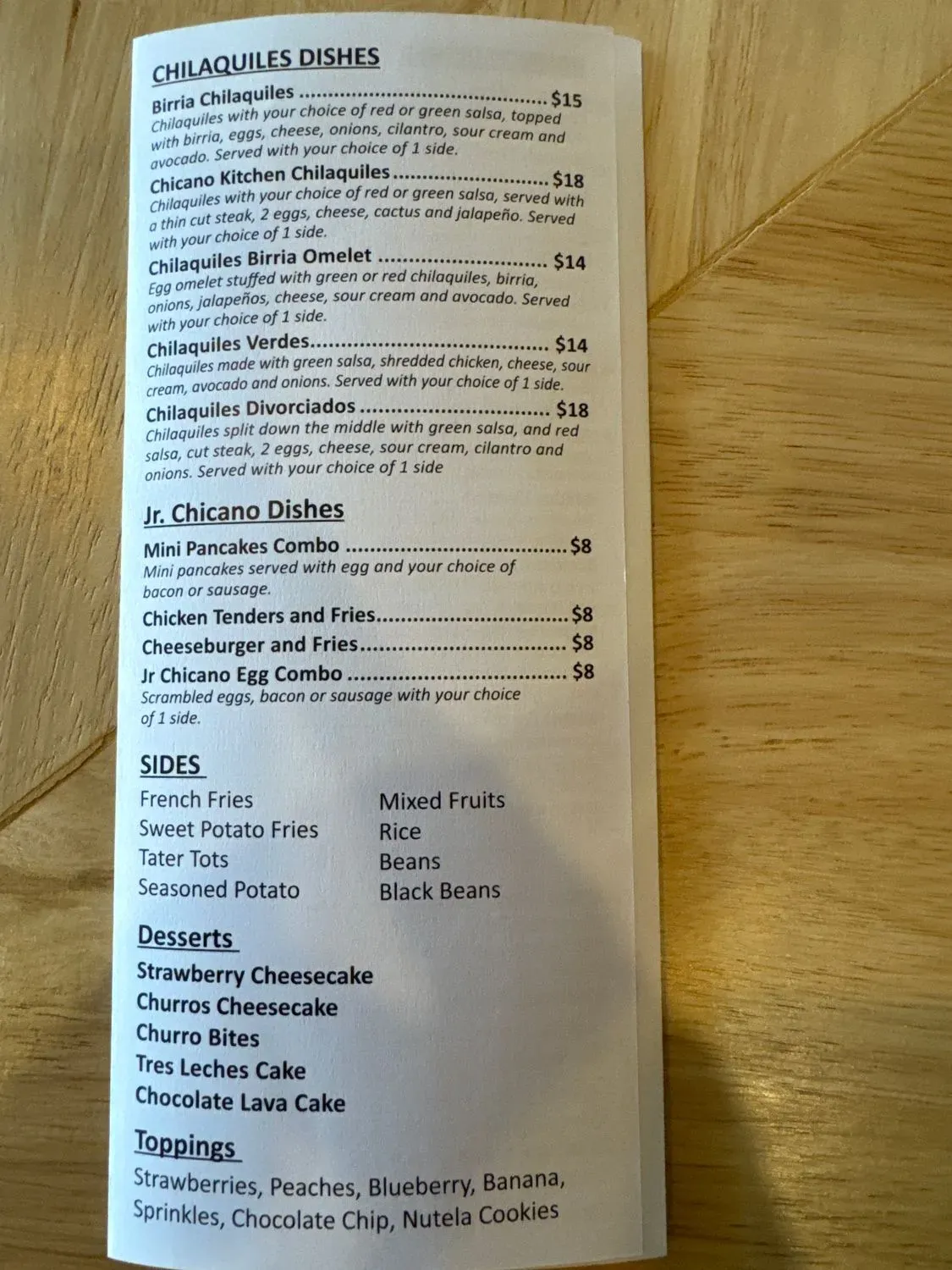 Menu 3