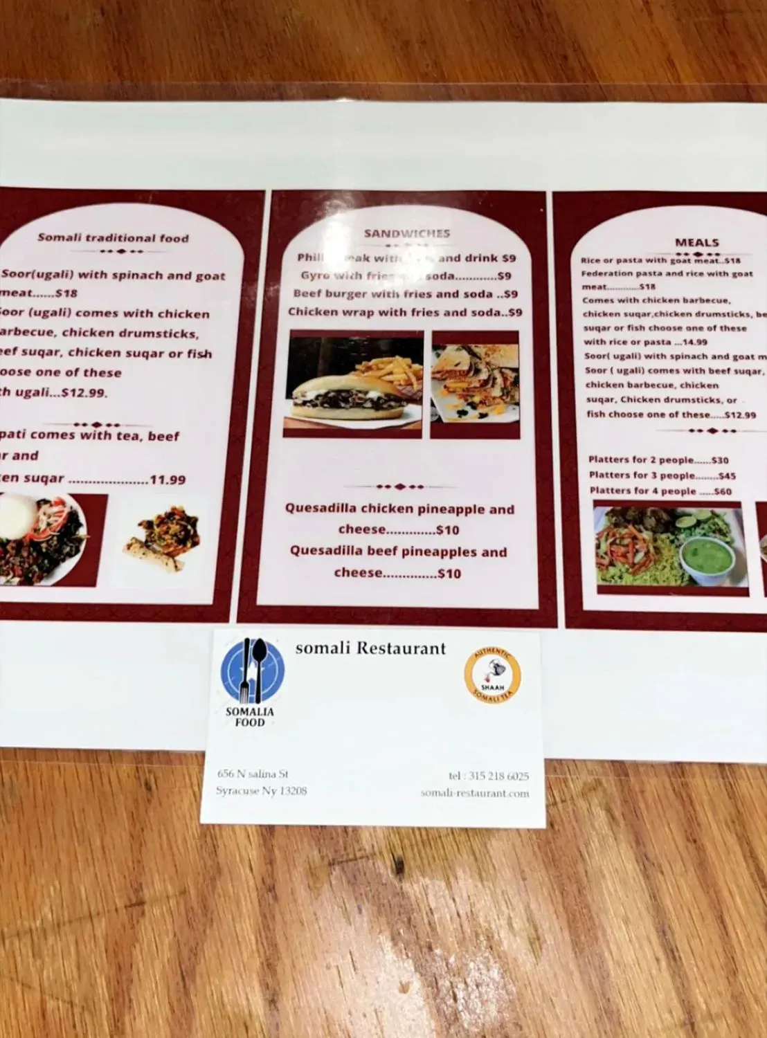 Menu 4