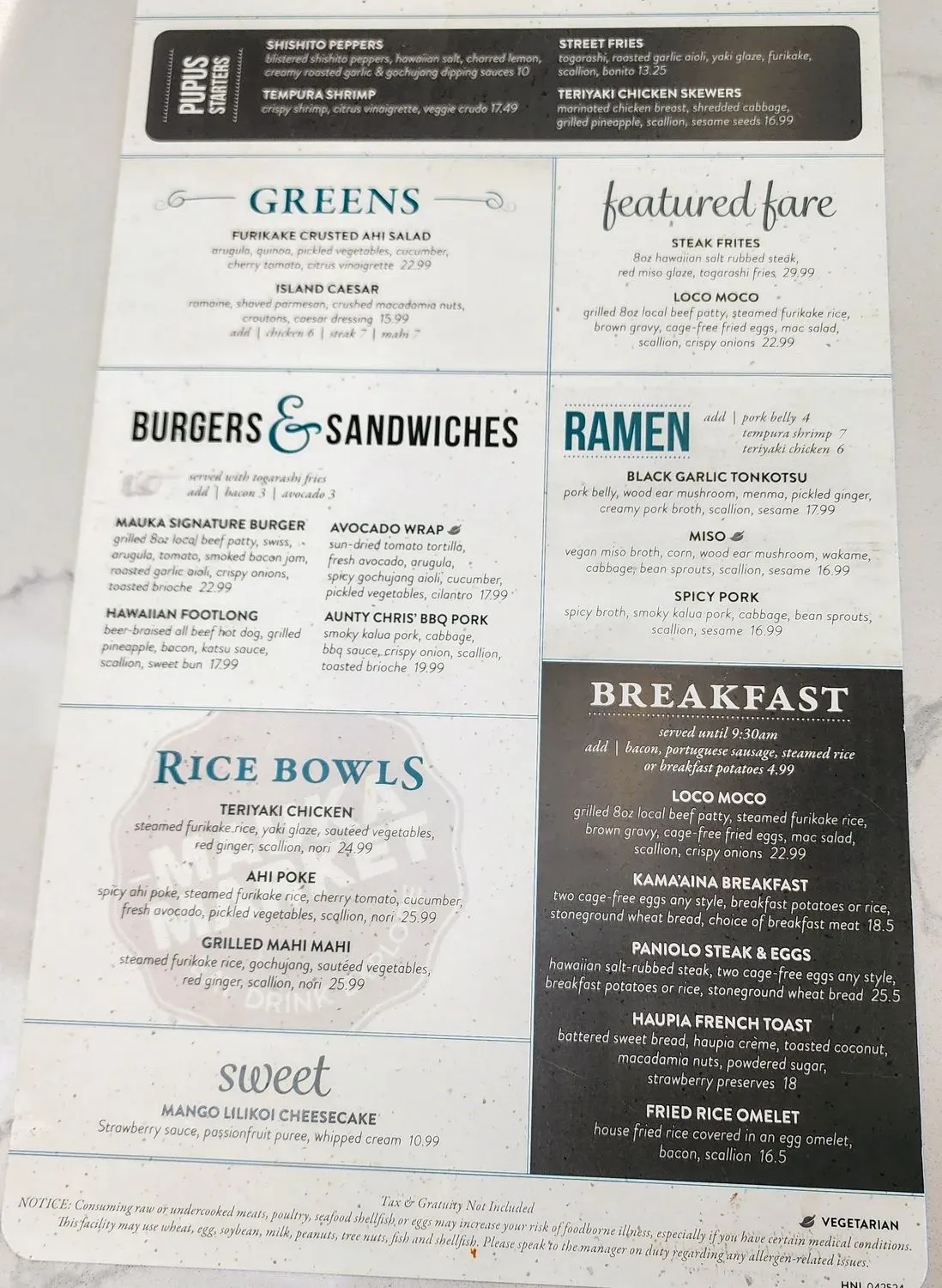 Menu 2