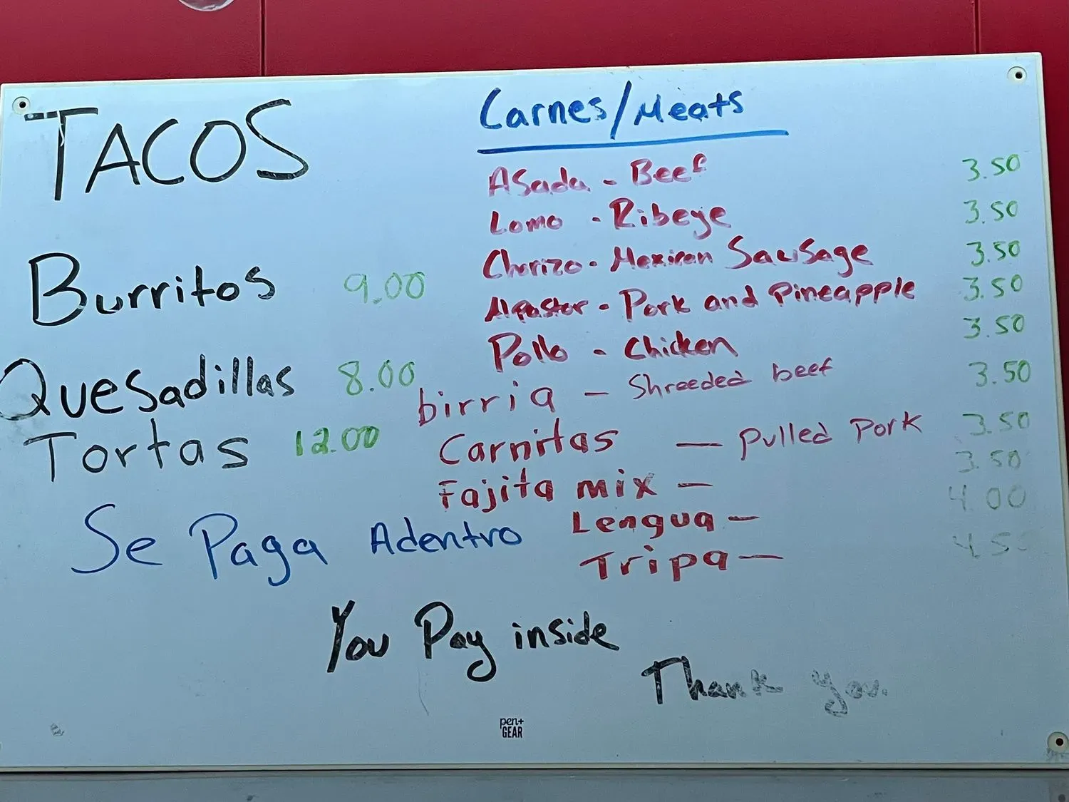 Menu 3