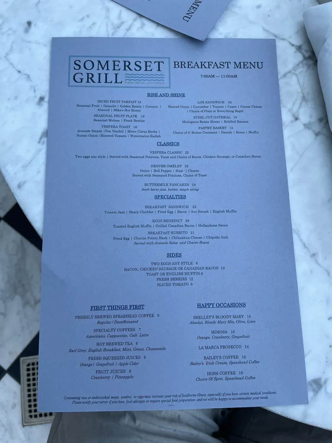 Menu 4