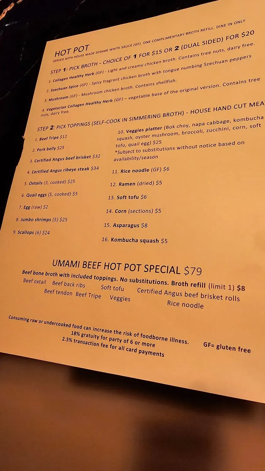 Menu 2