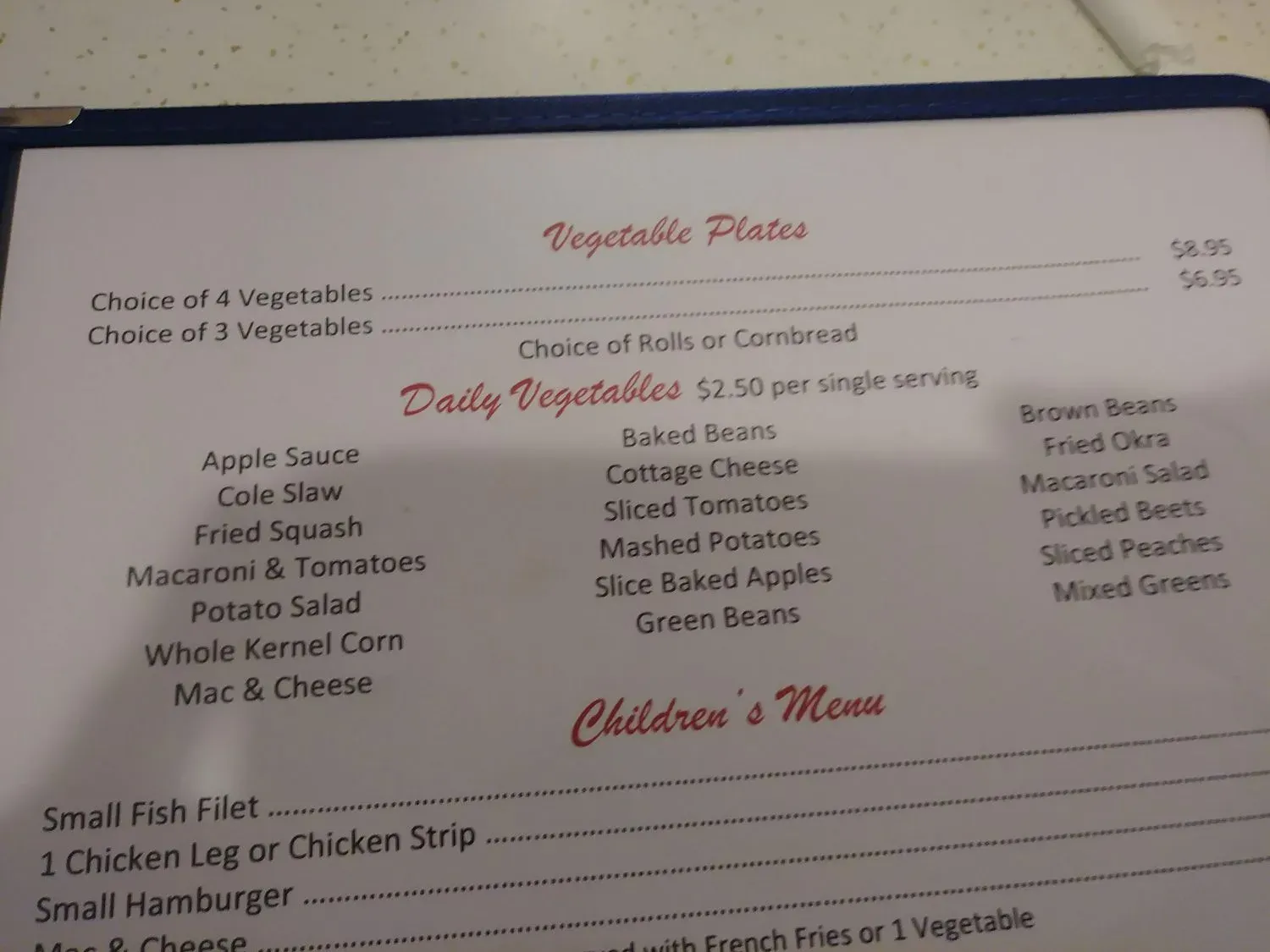 Menu 2