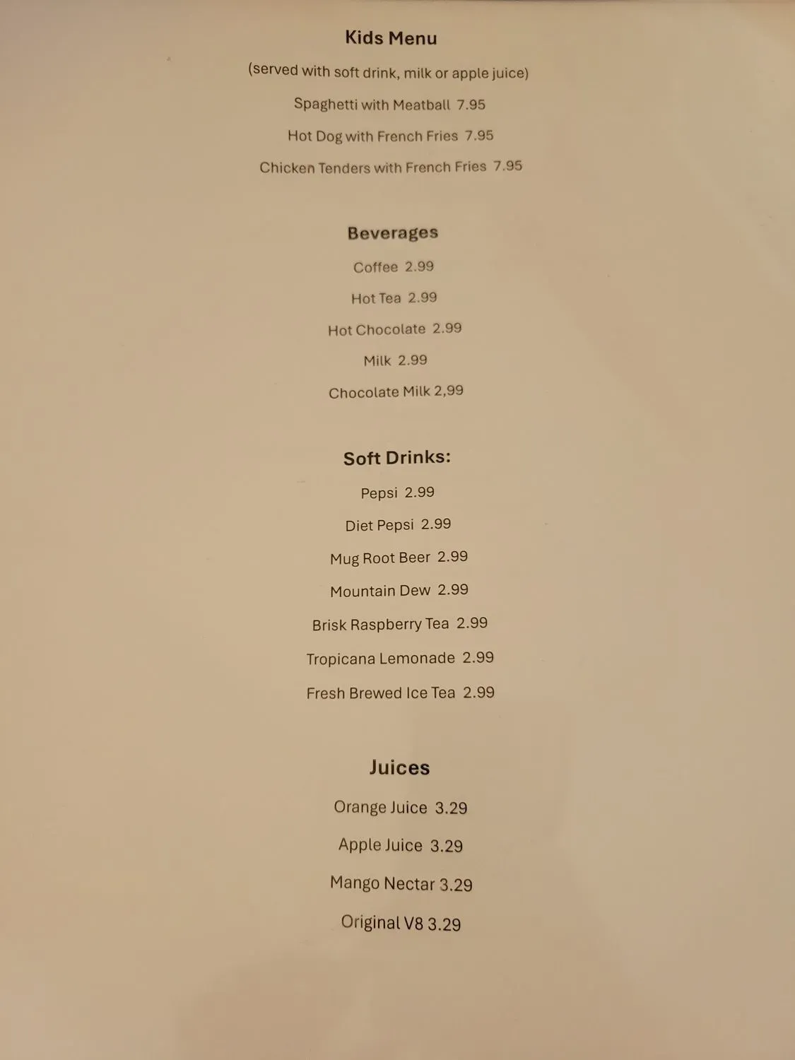 Menu 2