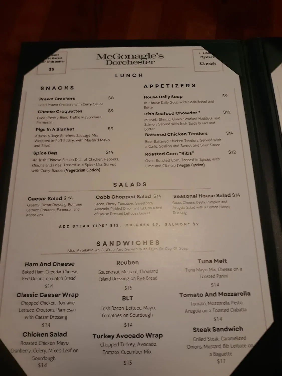 Menu 6