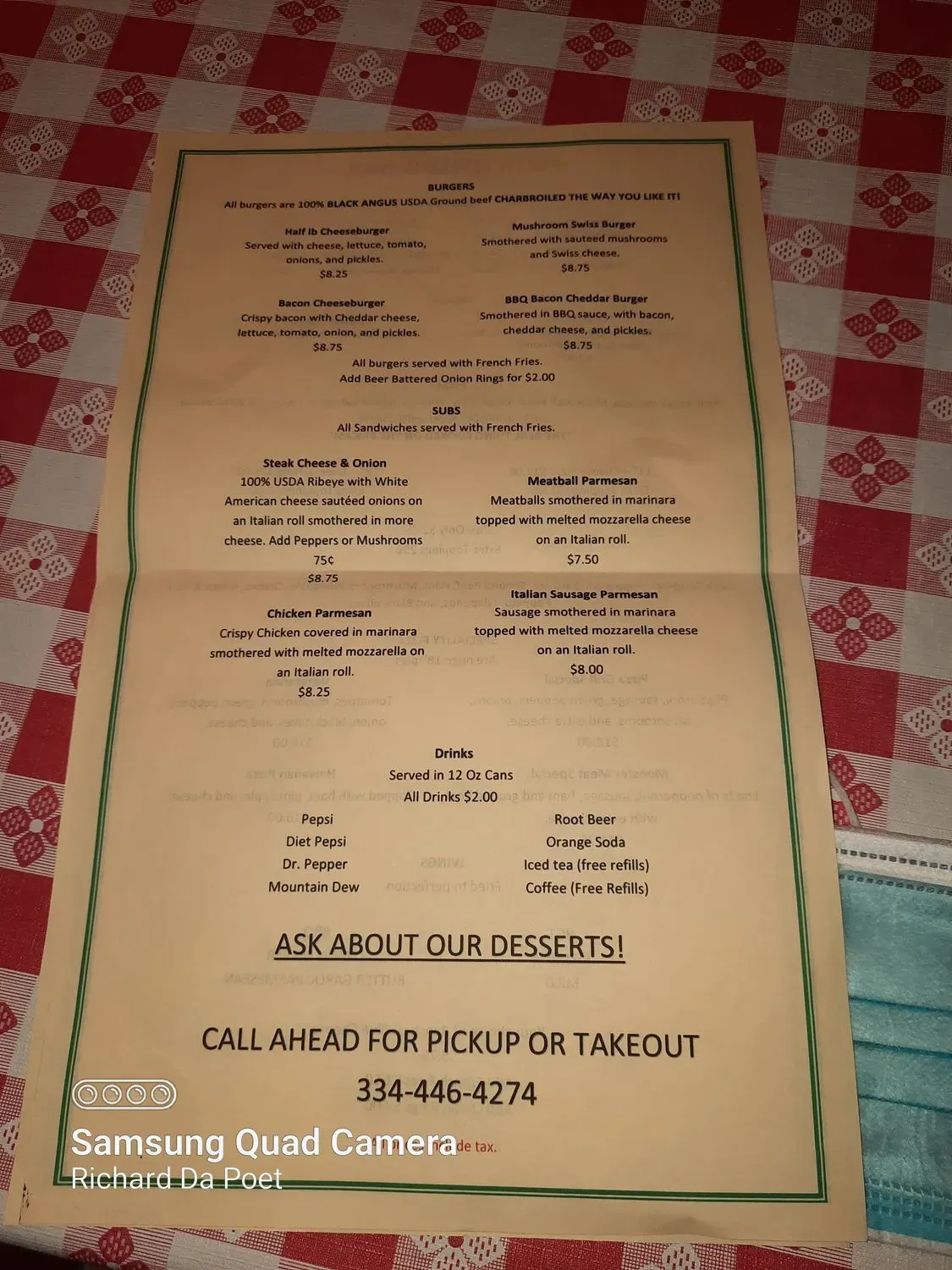 Menu 3