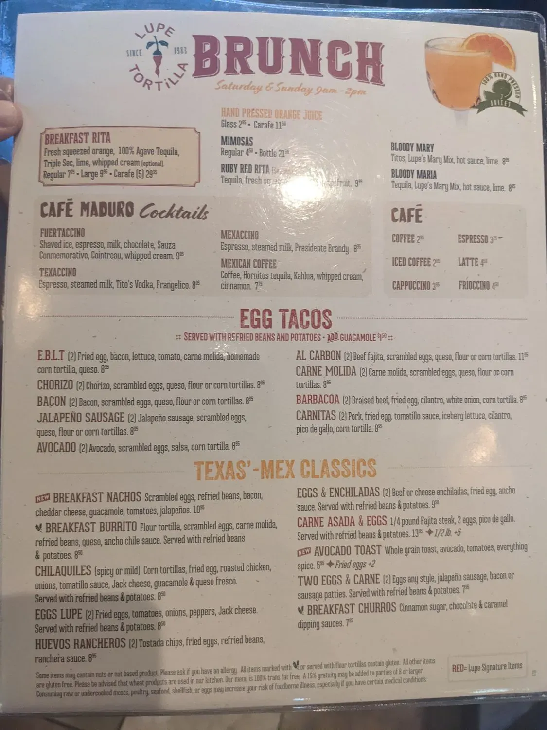 Menu 6