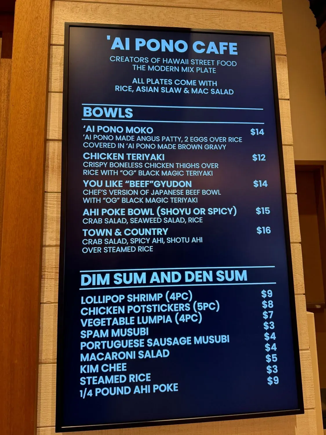 Menu 3