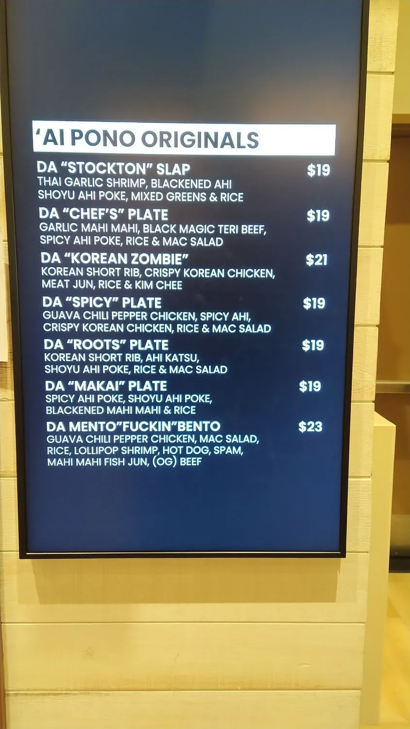 Menu 6