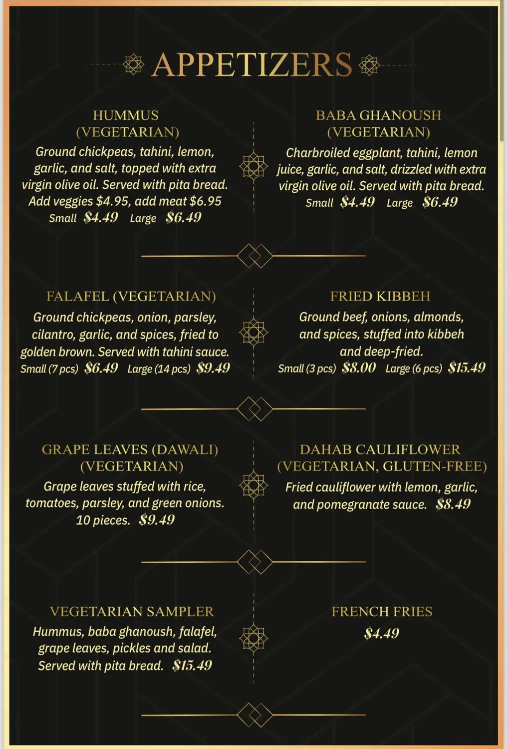 Menu 2