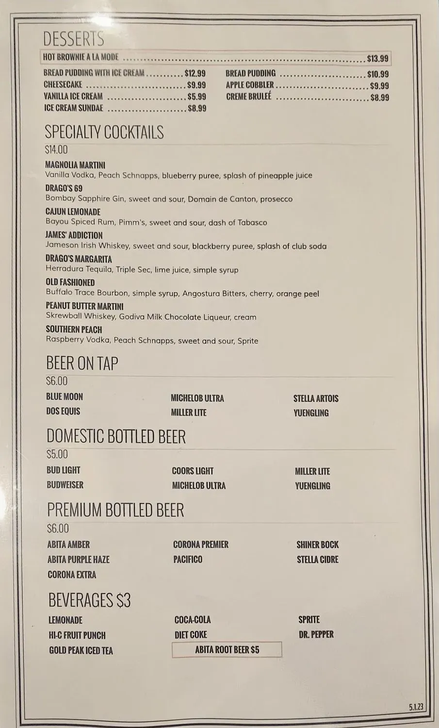 Menu 2