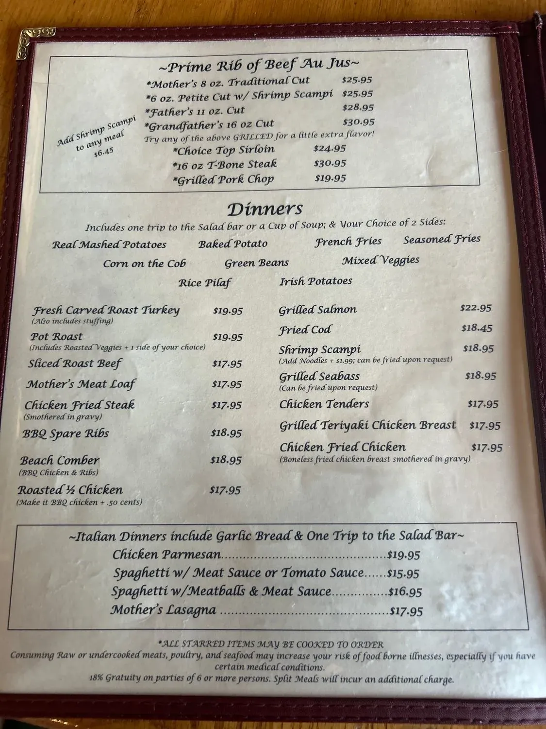 Menu 4