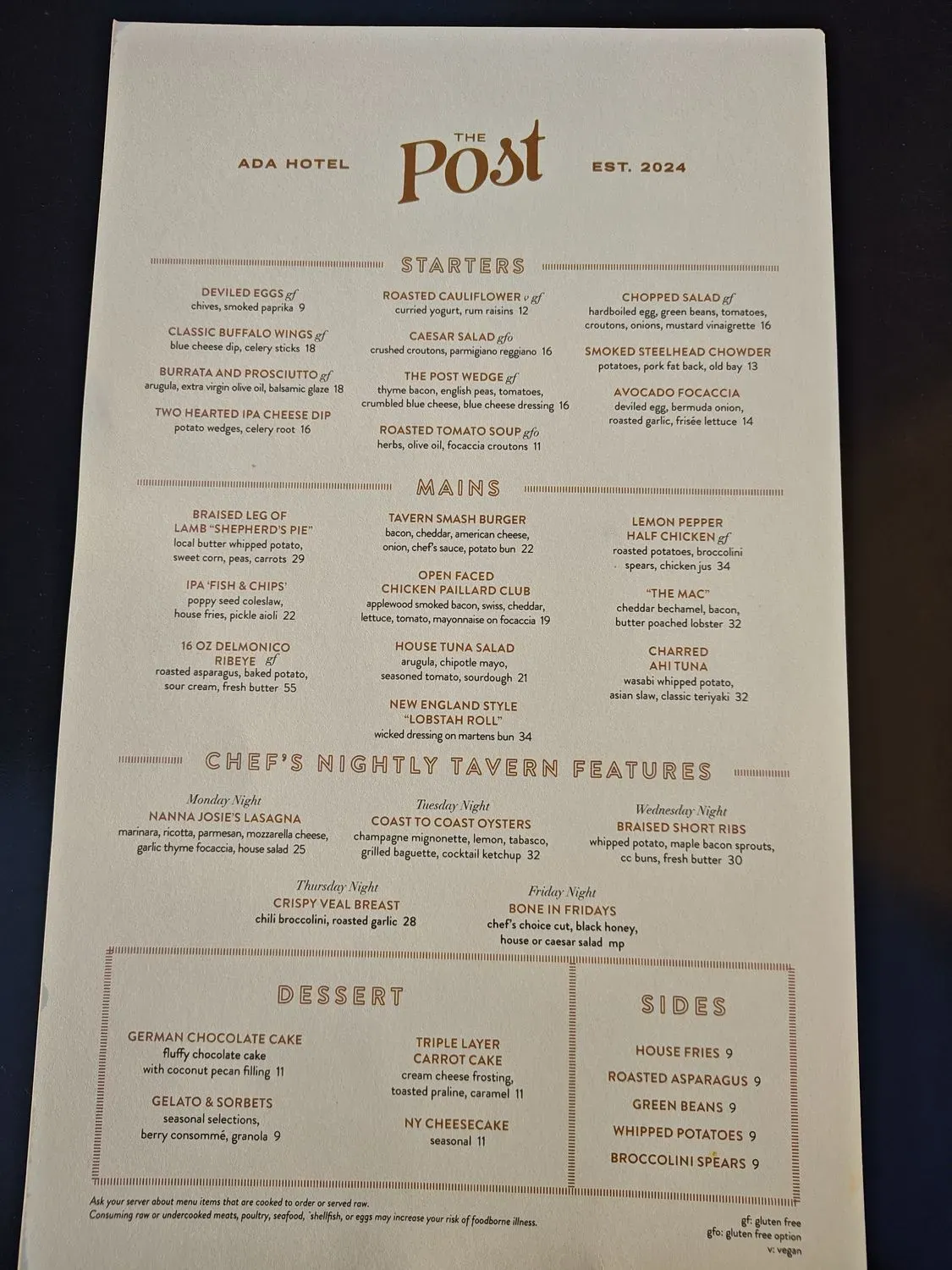 Menu 2