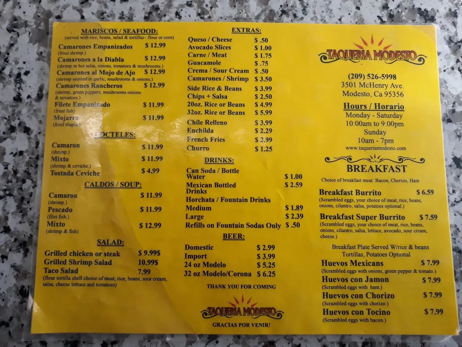 Menu 2