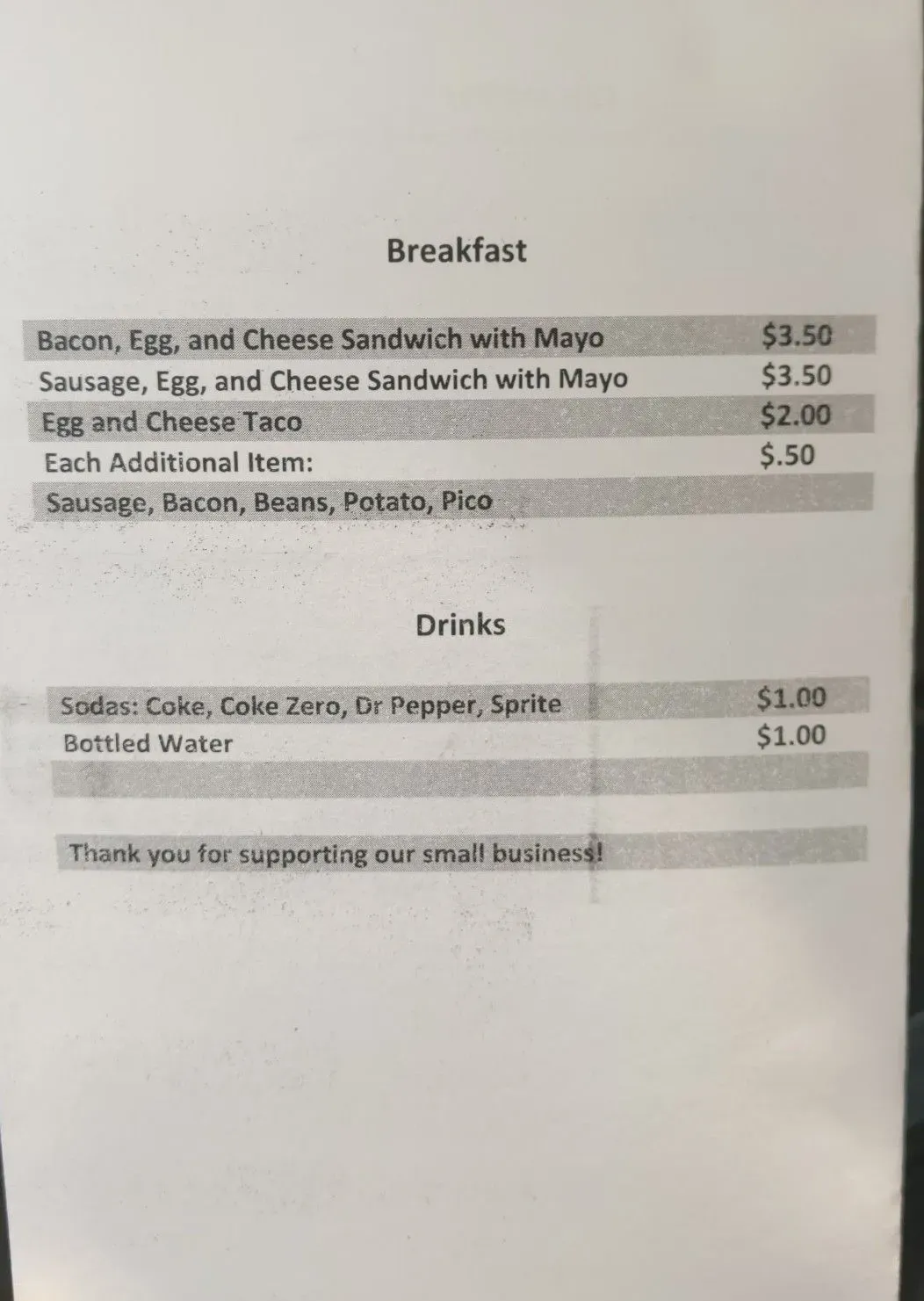 Menu 6