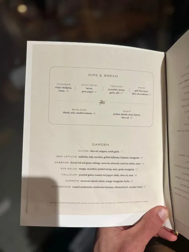 Menu 5