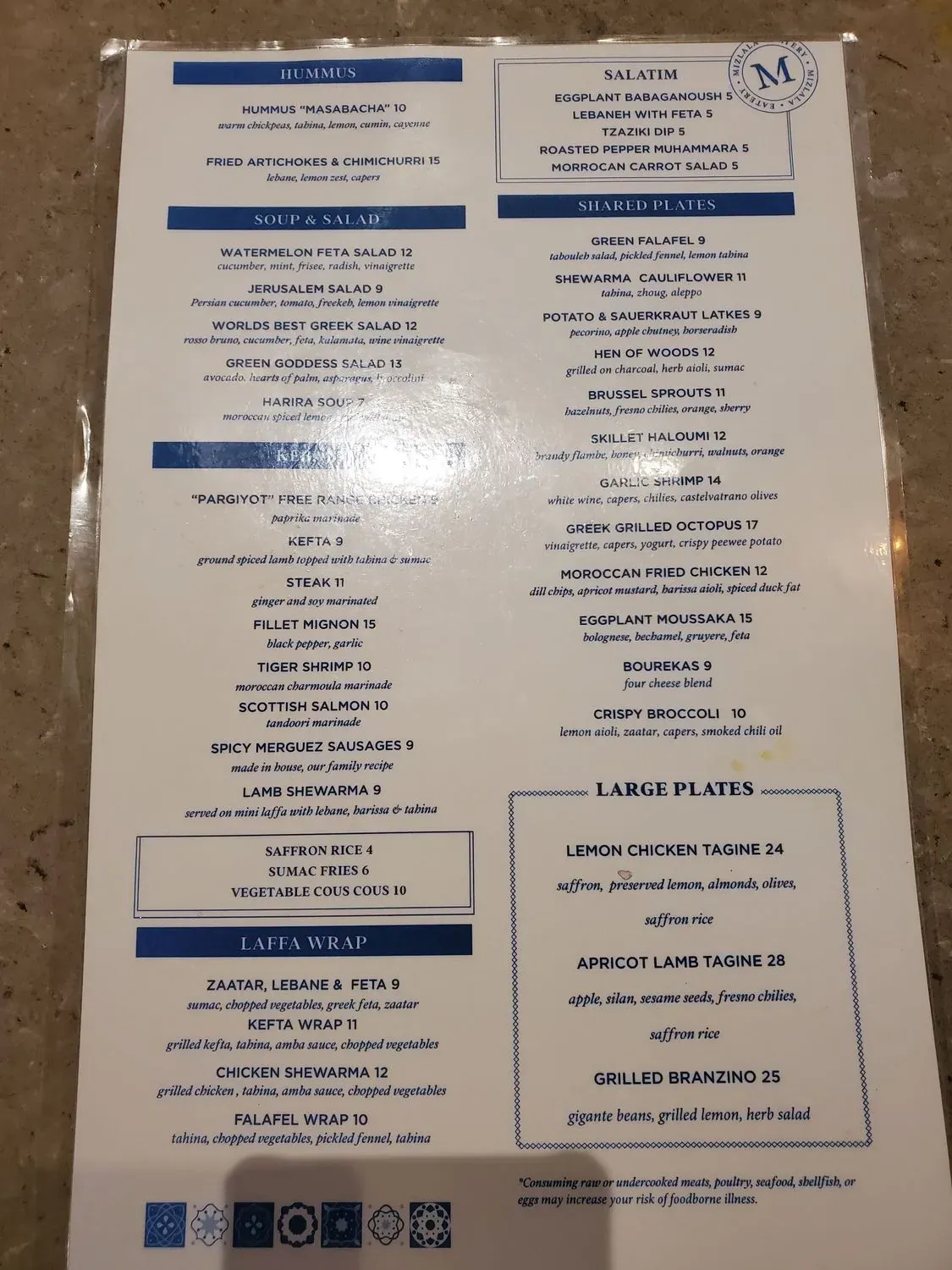 Menu 4